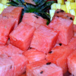 Watermelon cubes