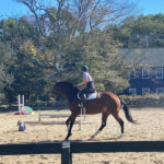 Helena cantering Siouxsie