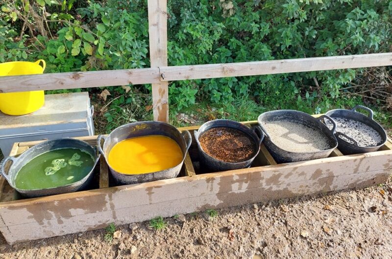 Herbal water buckets