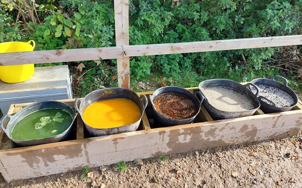 Herbal water buckets